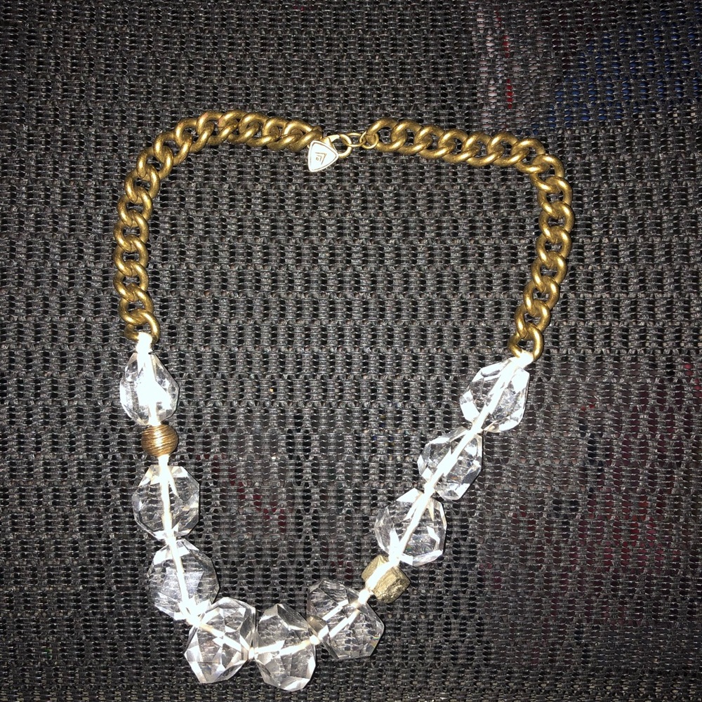 Silpada Brass & Rock Crystal Necklace- 532 $80 or $65 w/offer